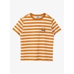 Jeep C4SB-TST4017 Hardal Bisiklet Yaka Relaxed Baskılı Erkek Çocuk T-Shirt
