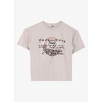 Jeep C4SB-TST4034 Taş Bisiklet Yaka Oversized Baskılı Erkek Çocuk T-Shirt