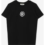 Jeep C4SG-TST7030 Siyah Bisiklet Yaka Relaxed Baskılı Kız Çocuk T-Shirt