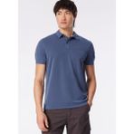 Jeep C4SM-TST4580 Mavi Polo Yaka Relaxed Nakışlı Polo Erkek T-Shirt