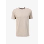 Jeep C4SM-TST4600 Bej Erkek Bisiklet Yaka Relaxed Baskılı T-Shirt
