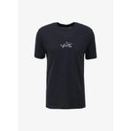 Jeep C4SM-TST4646 Lacivert Bisiklet Yaka Loose Fit Baskılı Erkek T-Shirt