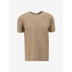 Jeep C4SM-TST4707 Deve Tüyü Erkek Bisiklet Yaka Relaxed Baskılı T-Shirt