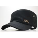 Jeep Castro Tarzı Kamuflaj Şapka - Standart - Siyah