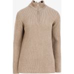 Jeep Dik Yaka Basic Düz Bej Erkek Kazak J4WM-KZK7316 - 2XL