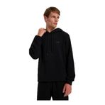 Jeep Erkek Kapüşonlu Sweatshirt, Düz Siyah, 2XL