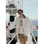 Jeep Erkek Relaxed Fit Mont, Ekru, 2XL