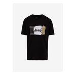 Jeep Erkek T-Shirt 5003223010, Siyah, L