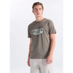 Jeep Haki Erkek Relaxed Baskılı T-Shirt J6SM-TST7276