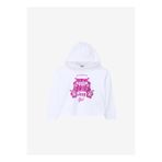 Jeep J4SG-SWT01 Ekru Kapüşonlu Relaxed Baskılı Kız Çocuk Sweatshirt