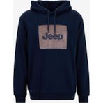 Jeep Kapüşon Yaka Baskılı Lacivert Erkek Sweatshırt J5WM-SWT7316