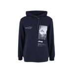Jeep Kapüşon Yaka Baskılı Sweatshırt, L, 5003160121, Lacivert, erkek