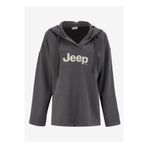 Jeep Kapüşonlu Oversize Baskılı Sweatshirt, M, 5003162999, Haki, kadın