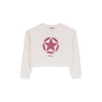 Jeep Kız Çocuk Payetli Sweatshirt, 7-8 Yaş, 5003164622, Ekru, kız-çocuk
