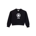 Jeep Kız Çocuk Sweatshirt, Baskılı, Siyah, 9-10 Yaş