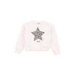 Jeep Kız Çocuk Yıldız Baskılı Sweatshirt, Ekru, 5-6 Yaş
