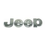 Jeep Krom Metal Logo Kaput, Bagaj Logosu