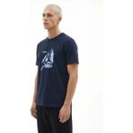 Jeep Lacivert Erkek Relaxed Baskılı T-Shirt J6SM-TST7287
