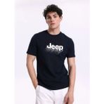 Jeep Lacivert Erkek Relaxed Baskılı T-Shirt J6SM-TST7307 - XL