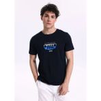 Jeep Lacivert Erkek Relaxed Baskılı T-Shirt J6SM-TST7482 - 2XL