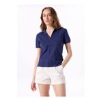 Jeep Lacivert Kadın Relaxed Düz Polo T-Shirt J5SL-TST7070
