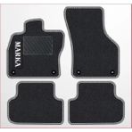 Jeep Liberty Kj 2001-2007 Siyah Halı Gri Kenar Petek Topuk