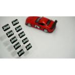 Jeep Logo 3d Cam Açma Torpido Konsol Ayna Çıkartma Seti