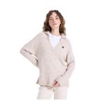 Jeep Polo Yaka Relaxed Kazak, XL, 5003276327, Bej, Kadın