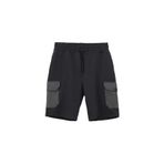 Jeep Relaxed Blok Sweat Şort, S, 5003097250, Antrasit, erkek