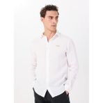 Jeep Relaxed Gömlek Yaka Düz Beyaz Erkek Gömlek J5SM-GML7227 - 2XL