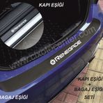 Jeep Renegade Bağaj ve Kapı Eşiği Karbon Sticker (SET)