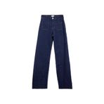 Jeep Yüksek Bel Düz Paça Bol Kesim Koyu İndigo Kadın Denim Pantolon J5WL-PNT7119