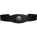 Jeilwiy Ortaçağ deri kafa bandı kabartmalı Viking başlık erkekler kadınlar için ayarlanabilir rönesans Cosplay aksesuarları, Siyah, Adjustable