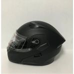 Jekai JK-902 Kask Çeneden Açılır Güneş Gözlüklü Mat Siyah - XXL