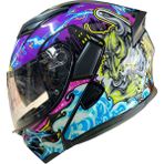 Jekai Rhkc 902 Big Monster Çene Açılır Güneş Vizörlü Motosiklet Kask - XL