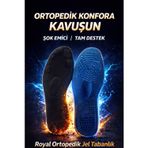 Jel Rahat Konforlu Ortopedik Destekli İç Tabanlık Yapışkanlı Nefes Alan Royal MT7035