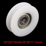 Jelang Adet 8*40*11.5mm 608ZZ Paket Plastik Sarma Pom Pom Hat Teli Halat Kasnak Rulman Kasnak U Oluk (Yurt Dışından)