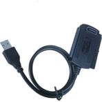 Jelang USB 2.0 Ide Sata 5.25 S-Ata 2.5 3.5 Inç Sabit Disk HDD Adaptör Kablosu Pc Dizüstü Dönüştürücü Için (Yurt Dışından) - Siyah