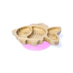 Jellyboon Bambu Balık Pembe Vakumlu Tabak