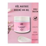 Jem Kozmetik Bitkisel Nemlendirici Gündüz Gül Kremi 100 ml Gül Mayası Kremi