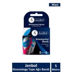 Jenbol 5 cm 5 mt Mavi Kinesiology Tape Ağrı Bandı