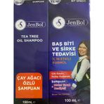JENBOL BAŞ BİTİ VE SİRKE TEDAVİSİ+ÇAY AGACI ÖZLÜ ŞAMPUAN
