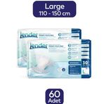 Jender Belbantlı Büyük Boy Large 60 Adet 2 Paket Hasta Bezi