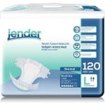 Jender Emici Bel Bantlı Large 120 Adet Beyaz Yetişkin Hasta Bezi