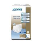Jender Emici Külot Large 30 Adet Beyaz Yetişkin Hasta Bezi