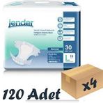 Jender Hasta 120 Adet Large 4 Paket Alt Hasta Bezi