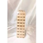 Jenga Ahşap Oyuncak Oyun Çubuğu Çöpü Akıl Zeka Beceri Oyunu
