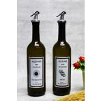 Jenisa 2li 750 Ml Zeytinyağı Sıvıyağ Şişesi Akıtıcılı Yağdanlık Yağlık