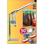 Jenisa Şişe Kapatma Aleti Soda Gazoz Kapağı Kapama Makinası Adet Kapak 50 JENİSA_GKM