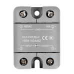 Jenngaoo 10a Katı Hal Röle, 3 Ila 32V DC Giriş Röle Modülü Optik İzolasyon SSR Röle Verimli Anahtarlama Röle Modülü Elektronik Aksesuarlar Için LED Gösterge Rölesi